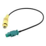 Cablu adaptor video, Fakra tata la RCA mama, 650255