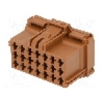 Conector auto, MCP 2.8, 21 pini, TE Connectivity - 8-968975-1