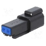 Conector auto, PX0, 2 pini, BULGIN - PX0101P02BK