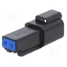 Conector auto, PX0, 2 pini, BULGIN - PX0101P02BK