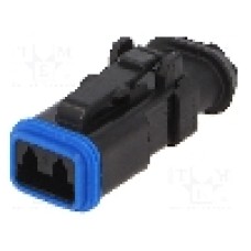 Conector auto, PX0, 2 pini, BULGIN - PX0104S02BK