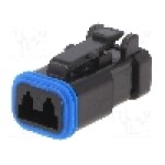 Conector auto, PX0, 2 pini, BULGIN - PX0105S02BK