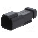 Conector auto, PX0, 2 pini, BULGIN - PX0106P02BK