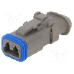 Conector auto, PX0, 2 pini, BULGIN - PX0108S02GY