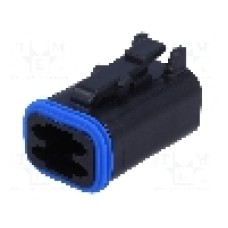 Conector auto, PX0, 4 pini, BULGIN - PX0100S04BK