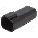 Conector auto, PX0, 4 pini, BULGIN - PX0101P04BK