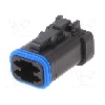 Conector auto, PX0, 4 pini, BULGIN - PX0105S04BK