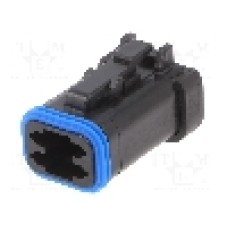 Conector auto, PX0, 4 pini, BULGIN - PX0105S04BK