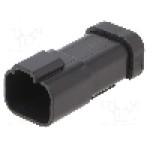 Conector auto, PX0, 4 pini, BULGIN - PX0106P04BK