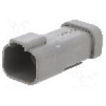 Conector auto, PX0, 4 pini, BULGIN - PX0106P04GY