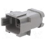 Conector auto, PX0, 8 pini, BULGIN - PX0106P08AGY