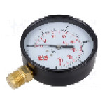 Manometru, 0...10bar, PNEUMAT - M100R.ME010G12