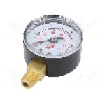 Manometru, 0...10bar, PNEUMAT - M40R.PL010G18