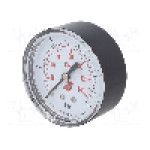Manometru, 0...10bar, PNEUMAT - M63A.PL010G14
