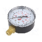 Manometru, 0...25bar, PNEUMAT - M63R.PL025G14