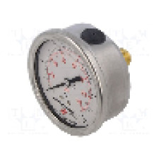 Manometru cu glicerina, 0...10bar, PNEUMAT - M63A.GL010G14