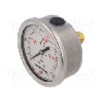 Manometru cu glicerina, 0...250bar, PNEUMAT - M63A.GL250G14