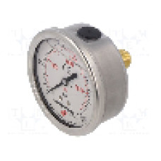 Manometru cu glicerina, 0...250bar, PNEUMAT - M63A.GL250G14