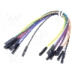 Cablu de conectare, mama-mama, MIKROELEKTRONIKA - WIRE JUMPER FEMALE TO FEMALE 10PCS