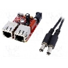 Placa de expansiune, RJ45 x2, OLIMEX - MOD-POE-V2