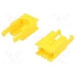 Suport, POLOLU - ROMI CHASSIS MOTOR CLIP PAIR - YELLOW Suport, POLOLU - ROMI CHASSIS MOTOR CLIP PAIR - YELLOW