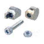 Articulatie de montaj, pentru profile, aliaj de zinc, FATH - 099A0520S02
