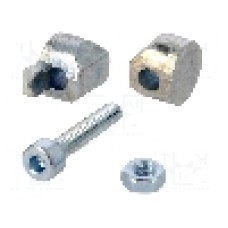 Articulatie de montaj, pentru profile, aliaj de zinc, FATH - 099A0520S02