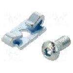 Articulatie de montaj, pentru profile, aliaj de zinc, FATH - 099F0630M06