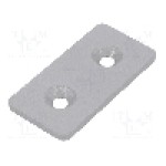 Bara dreapta, pentru profile, otel, ELESA+GANTER - GN 967-40-80-F-1-SR