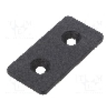 Bara dreapta, pentru profile, otel, ELESA+GANTER - GN 967-40-80-F-1-SW