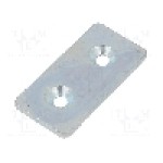 Bara dreapta, pentru profile, otel, ELESA+GANTER - GN 967-40-80-F-1-ZB Bara dreapta, pentru profile, otel, ELESA+GANTER - GN 967-40-80-F-1-ZB