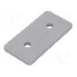 Bara dreapta, pentru profile, otel, ELESA+GANTER - GN 967-40-80-F-2-SR