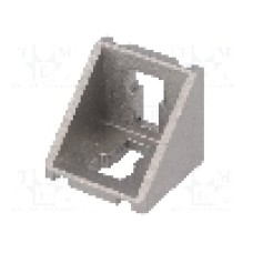 Colţar, pt. profile, aluminiu, ELESA+GANTER - GN 960-40-10-40-40-A-MT