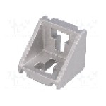 Colţar, pt. profile, aluminiu, ELESA+GANTER - GN 960-45-10-45-45-A-MT