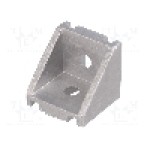 Coltar pentru profile, aluminiu, ELESA+GANTER - GN 961-30-6-30-30-A-MT