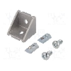 Coltar pentru profile, aluminiu, ELESA+GANTER - GN 961-40-8-40-40-C-MT