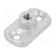 Flansa filetata, otel, ELESA+GANTER - GN 3490-45-M8-16-ZB