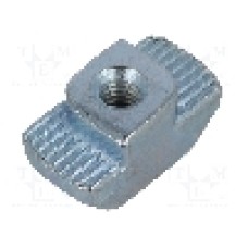 Piulita, pentru profile, otel, ELESA+GANTER - GN 505-10-M4-OB