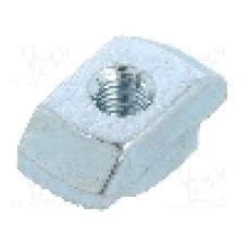 Piulita, pentru profile, otel, ELESA+GANTER - GN 505-10-M5-MB