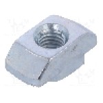 Piulita, pentru profile, otel, ELESA+GANTER - GN 505-10-M6-MB