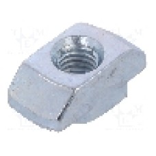 Piulita, pentru profile, otel, ELESA+GANTER - GN 505-10-M6-MB