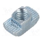 Piuliţa, pt. profile, oţel, ELESA+GANTER - GN 505-10-M8-OB