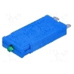 Modul de protecţie, {{Montare}}, pentru relee 40.31, 40.51, 40.52, 40.61, 41.31, 41.52, 41.61, 44.52, 44.62, 55.32, 55.33, 55.34, 56.32, 56.34, 60.12, 60.13, {{Numarul de pini}} pini, FINDER - 99.01.9.024.99