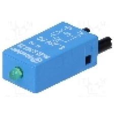 Modul de protecţie, {{Montare}}, pentru relee 40.31, 40.51, 40.52, 40.61, 44.52, 44.62, 55.32, 55.34, {{Numarul de pini}} pini, FINDER - 99.80.9.024.99