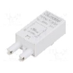 Modul de protecţie, {{Montare}}, pentru relee HR30, HR50, HR60, {{Numarul de pini}} pini, LOVATO ELECTRIC - HR6X77230