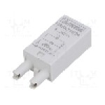 Modul de protecţie, {{Montare}}, pentru relee HR30, HR50, HR60, {{Numarul de pini}} pini, LOVATO ELECTRIC - HR6X78024