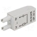 Modul de protecţie, soclu, pentru relee {{Serie releu}}, {{Numarul de pini}} pini, RELPOL - M51