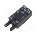 Modul de semnalizare, soclu, pentru relee {{Serie releu}}, {{Numarul de pini}} pini, RELPOL - M63G CZARNY