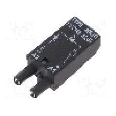 Modul de semnalizare, soclu, pentru relee {{Serie releu}}, {{Numarul de pini}} pini, RELPOL - M63G CZARNY