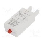 Modul dioda, {{Montare}}, pentru relee {{Serie releu}}, {{Numarul de pini}} pini, ABB - 1SVR405655R4000